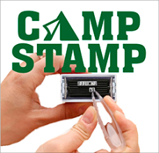 Discover the perfect Camp Stamp for all your camping gear. Durable, easy-to-use, and long-lasting stamps for all your camp essentials. Shop CalStamp today!